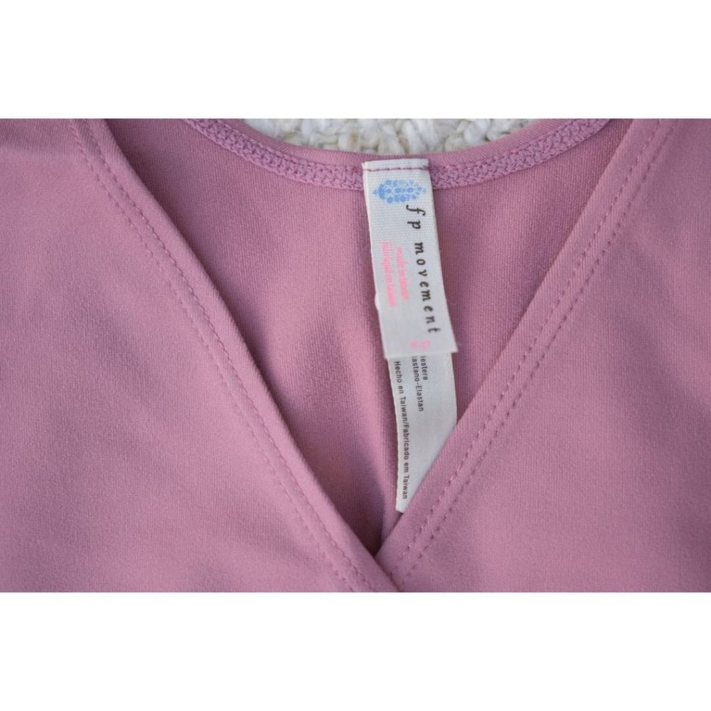 NEW Free People Movement Streamline Bodysuit Frosted Berry - Picture 7 of 11